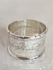 Antique sterling silver napkin