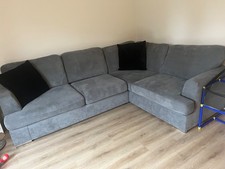 dfs corner sofa grey