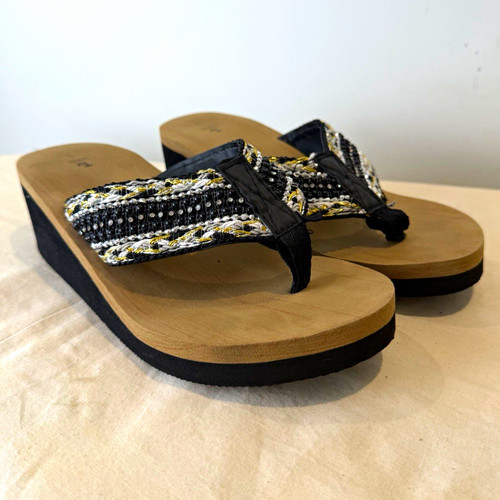 Black beige gold - black,