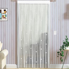 Taiyuhomes Bead String Curtains Door Fly Screen Curtain Beaded Curtain For Doorw