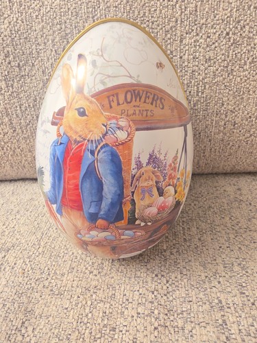 Egg shaped easter - easter, tin