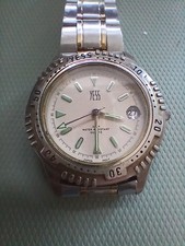 Yess metal watch with date, 3 atm water , new battery