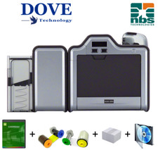 Fargo / Javelin J800i Double Sided Re-Transfer ID Card Printer. (Immaculate) 2.