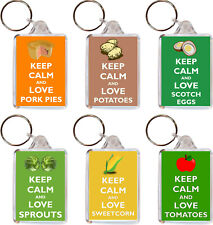 Various Keep Calm & Love Food