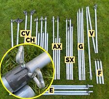 BRADCOT MEGA PRENOX STEEL  AWNING POLES - ALL SPARES - FREE DELIVERY