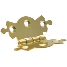 BUTTERFLY HINGES Cabinet Door Kitchen Cupboard Box Small Butt Flush Silver/Gold