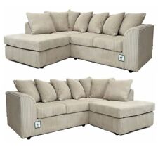 LEFT-HAND/RIGHT-HAND UNIVERSAL DYLAN L-SHAPED CORNER SOFA JUMBO CORD
