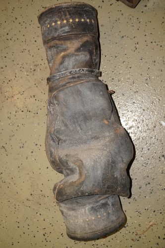 Antique 1910s 1920s - , leather