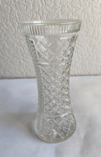 Vintage clear pressed cut - clear,