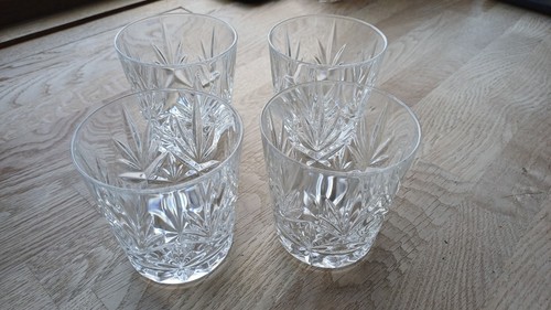 Set vintage cut glass - set,