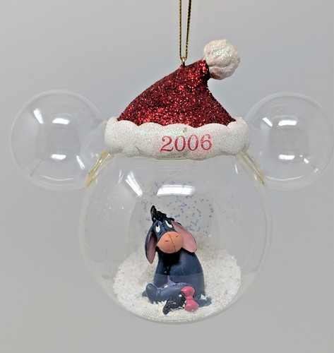 Eeyore snow globe ornament - snow,