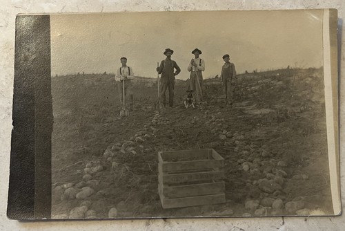 Antique photo rppc - photo, rural