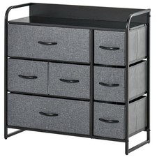 HOMCOM 3-Tier Fabric Bedroom
