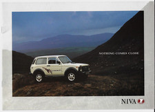 Lada Niva 1995-1996 UK Market Sales Brochure 1.7i Hussar & Cossack