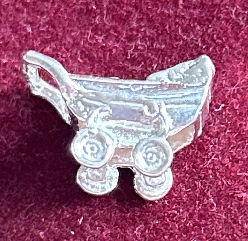 Silver baby pram pushchair - silver, pram/pushchair