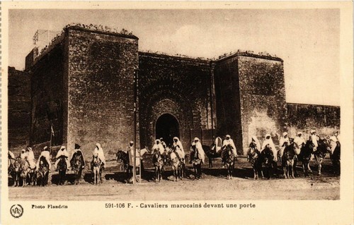 Old postcard morocco - postcard,