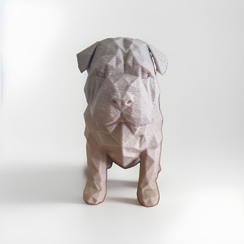 Shar pei printed dog - shar,