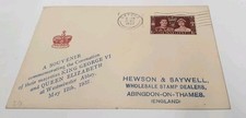 First Day Cover For The Coronation Of King George 6th - May 13th, 1937