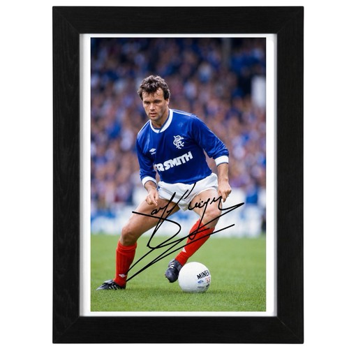 Davie cooper signed autograph - davie,