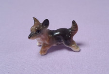 Vintage Miniature Ceramic Dog Figure #R147