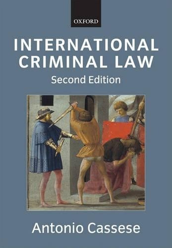 International criminal law - international,
