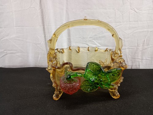 Anitque harrach amber glass - anitque,