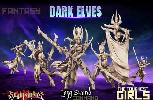 Raging heroes dark elves long - heroes,