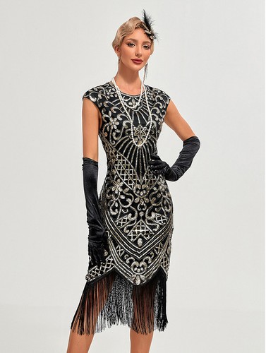 Womens flapper dress cocktail - womens,