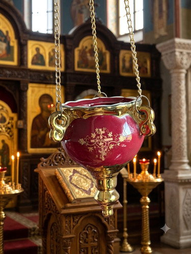 Orthodox hanging oil - oil, lamp