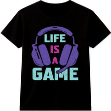 Gamer T Shirt Headset Graphic