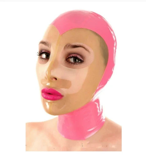 Unisex pink transparent face - unisex,