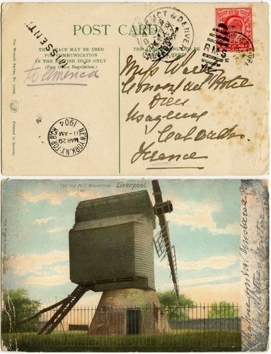 1904 missent america - gb,