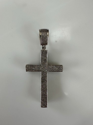 Large diamond cross - large, pendant