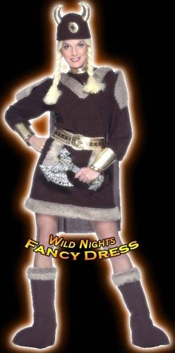 Deluxe viking lady costume - viking,
