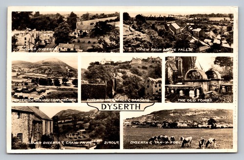 Postcard wales dyserth - wales,