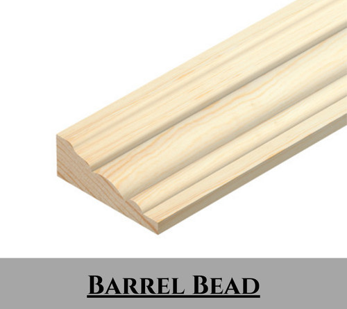 Pine barrel mould bead - mould,