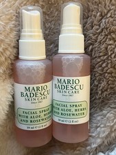 Pack of 2 MARIO BADESCU SKIN CARE FACIAL SPRAY 59ml 2 fl oz ALOE, HERBS AND ROSE