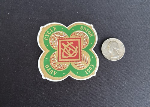 Vintage auto cycle union decal - cycle,