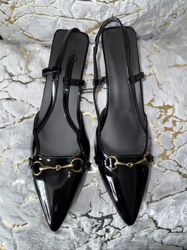 Asos women black patent - black,
