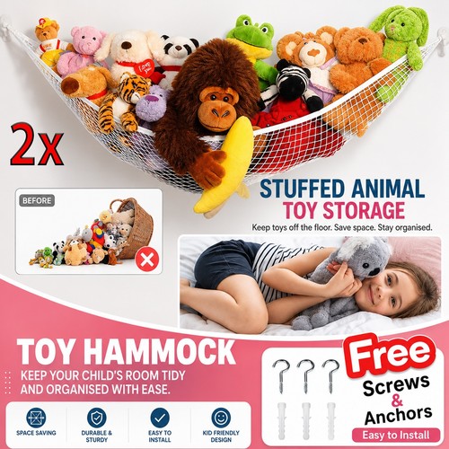 Large toy hammock - 2x,