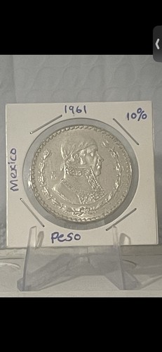 1961 mexico peso silver - peso, 10%