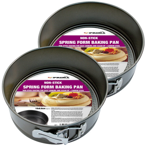 18cm non stick springform - 2x,
