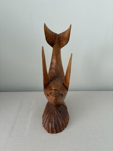 Vintage hand carved wooden - hand,