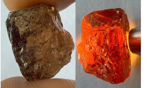 Natural colour change - 17.9, ct