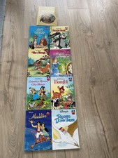 Vintage Walt Disney Books Disney's Wonderful World of Reading X 8 Bundle VGC