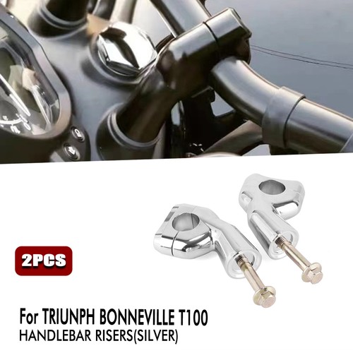Chrome handlebar risers parts - risers,