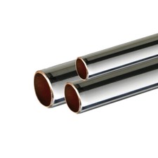 Chrome plated copper pipe tube - chrome,