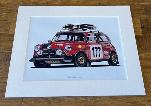 Classic mini cooper cartoon - classic,