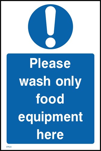 Please wash only food