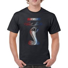 Shelby Cobra T-shirt Mustang GT500 GT350 Racing GT Powered by Ford Men's Tee